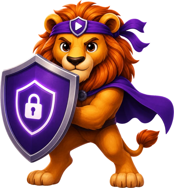 El Guardián de MiraKidz con su escudo